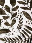 Dyed Dark Leaves 2 Art Print
