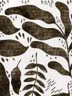 Dyed Dark Leaves 3 Art Print