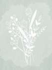 Floral Sketch 1 Art Print