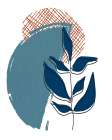 Navy Leaf 1 Art Print