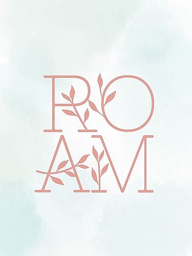 Roam Leaves Inspirational Print