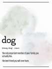 Dog Definition Art Print