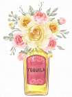 Tequila Floral Art Print