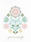 Folk Flower 2 Art Print