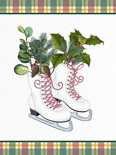 Winter Skate Art Print