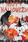 Black Cat Halloween Art Print