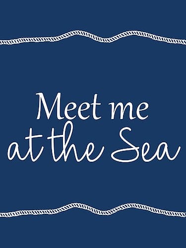 Meet Me Coastal Print