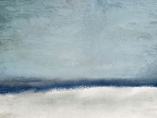Dusky Blue Art Print by Kimberly Allen