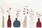 Row of Vases Art Print