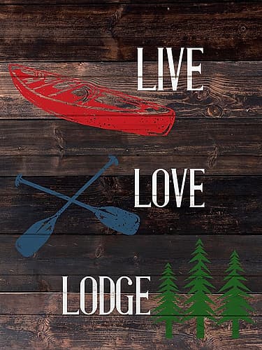 Live Lake 3 Leisure Print