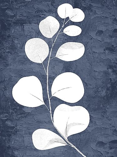 On Blue 1 Nature Print