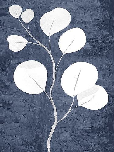 On Blue 2 Nature Print