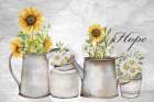 Hope Sunflower Daisies Art Print