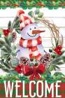 Snowman Christmas Art Print