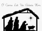 O Come Let Us Adore Him Art Print