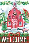 Christmas Barn Art Print