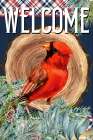 Cardinal Welcome Art Print