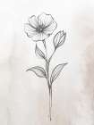 Stone Floral 2 Art Print