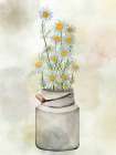 Tin Of Daisies Art Print