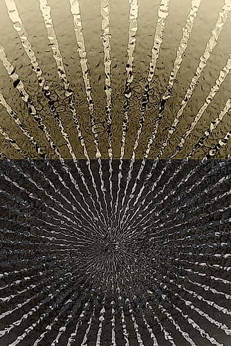 Two Tone Burst Art Print by Kimberly Allen
