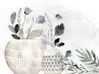 Neutral Vases Still Life Print