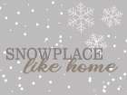Snowplace Art Print