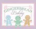 Gingerbread Bakery Sign Art Print