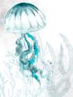 Jelly Swim 1 Art Print