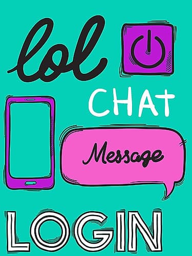 LOL Chat Signs Print