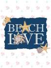 Beach Love Art Print