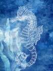 White Sea Creatures 2 Art Print