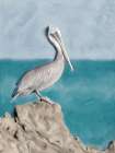 Pelican Perch Coastal Print