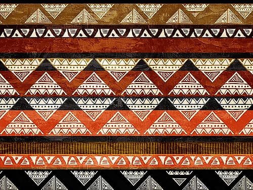 Ethnic A Patterns Print