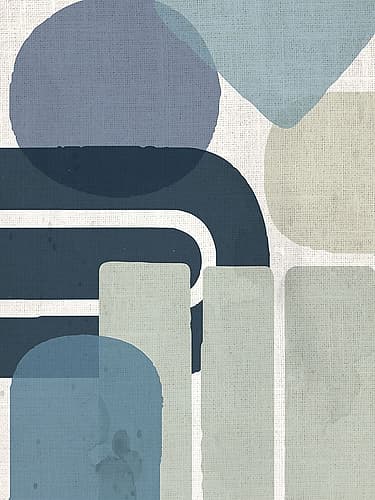 Abstract Shape 2 Art Print by Kimberly Allen