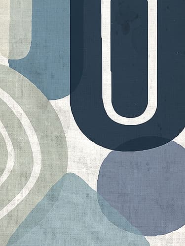 Abstract Shape 3 Art Print by Kimberly Allen