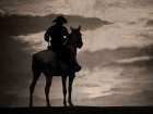 Cowboy Ride Art Print