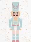 Pastel Nutcracker 1 Art Print