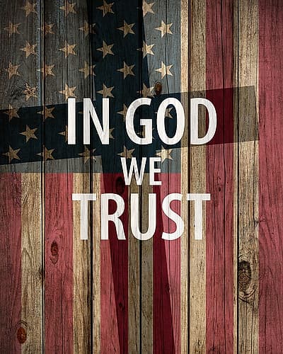 In God We Trust Americana Print