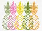 Bright Pineapple Art Print