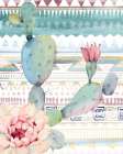 Cactus Bloom 1 Botanical Print