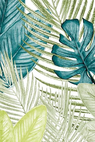 Layered Palms 2 Art Print