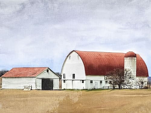 Barn Red Art Print