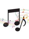 Colorful Notes 1 Art Print