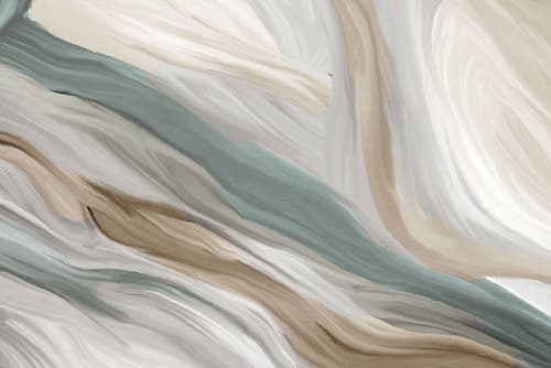 Soft Layers Art abstrait reproduction