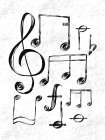 Doodle Notes 1 Art Print