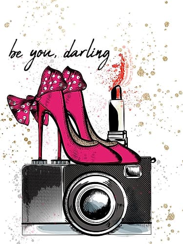 Darling 1 Fashion Print
