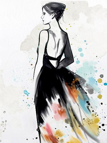 My Sketch 2 Fashion Print
