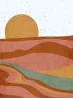 Desert Walk 1 Art Print