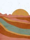 Desert Walk 2 Art Print