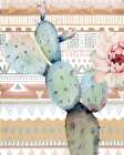 Tribal Cactus 2 Art Print